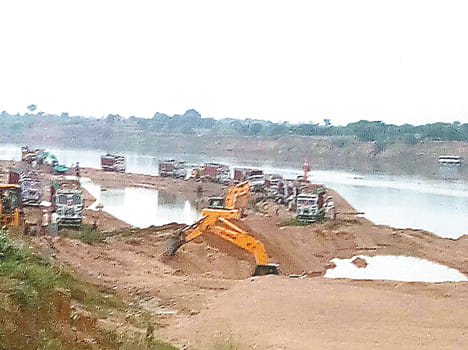 Caught in illegal mining probe disappearance Machines