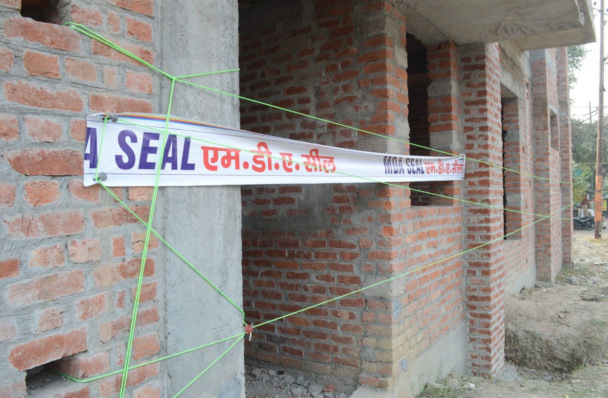 Building plans were not made, the 13 flats, seal