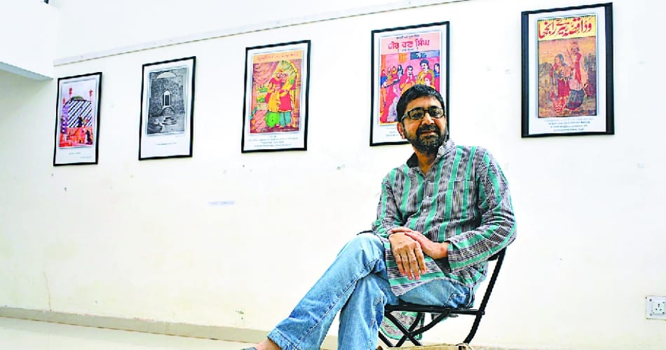 artist ishwar dyal gaur 25 years hard work displayed in punjab university