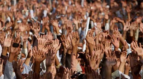 The strike paralyzed construction of Unnao-Balaji