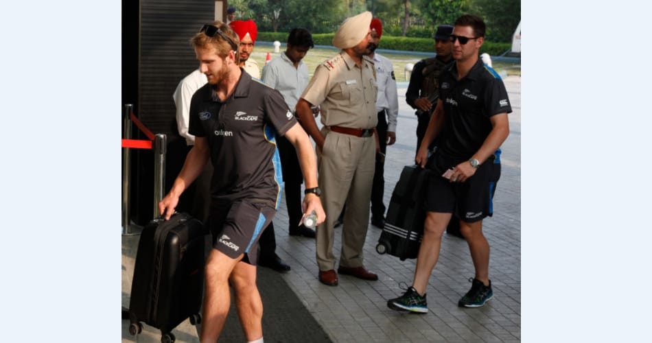 India and New Zealand team reached chandigarh for their next match