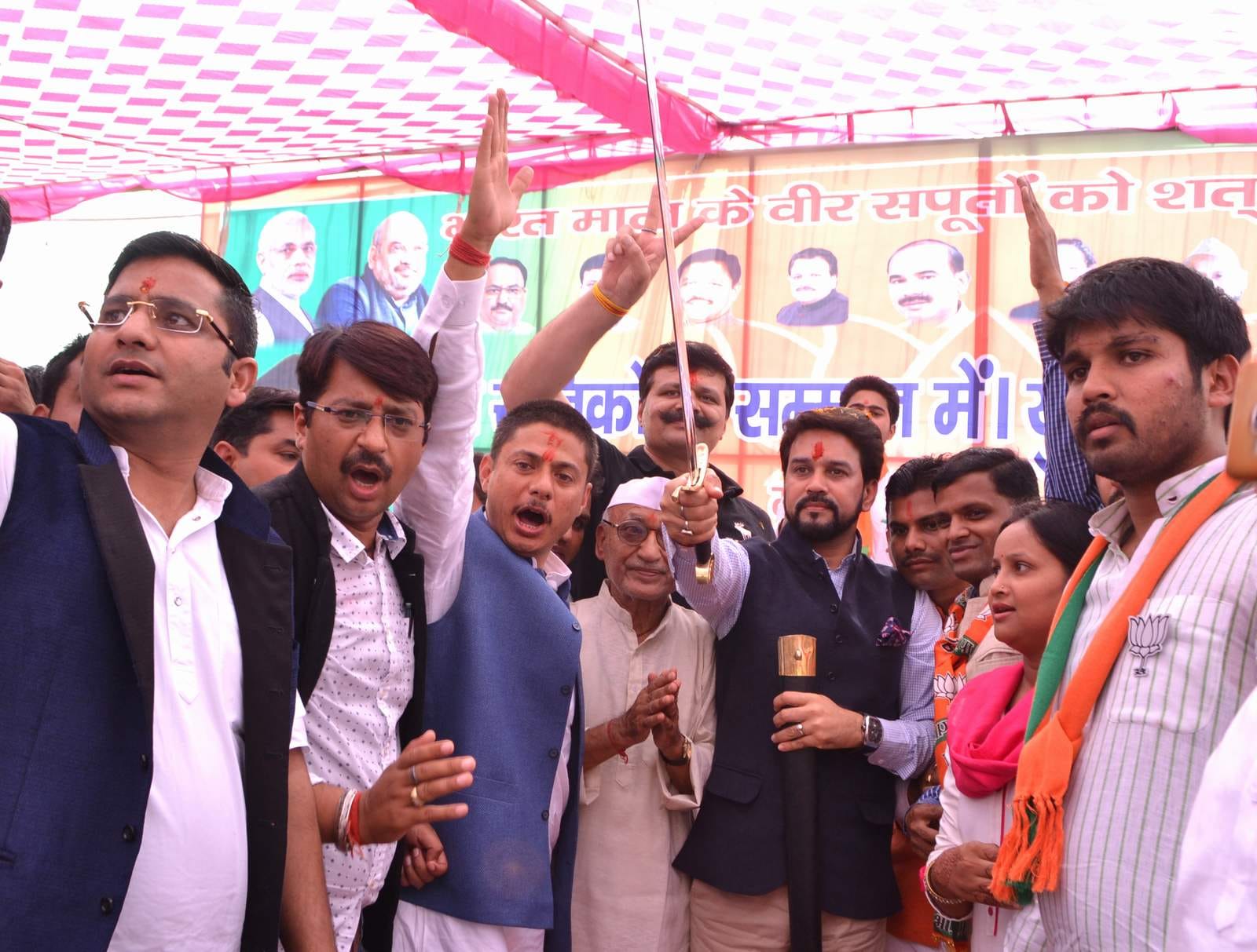 anurag thakur on anti national slogan in JNU.