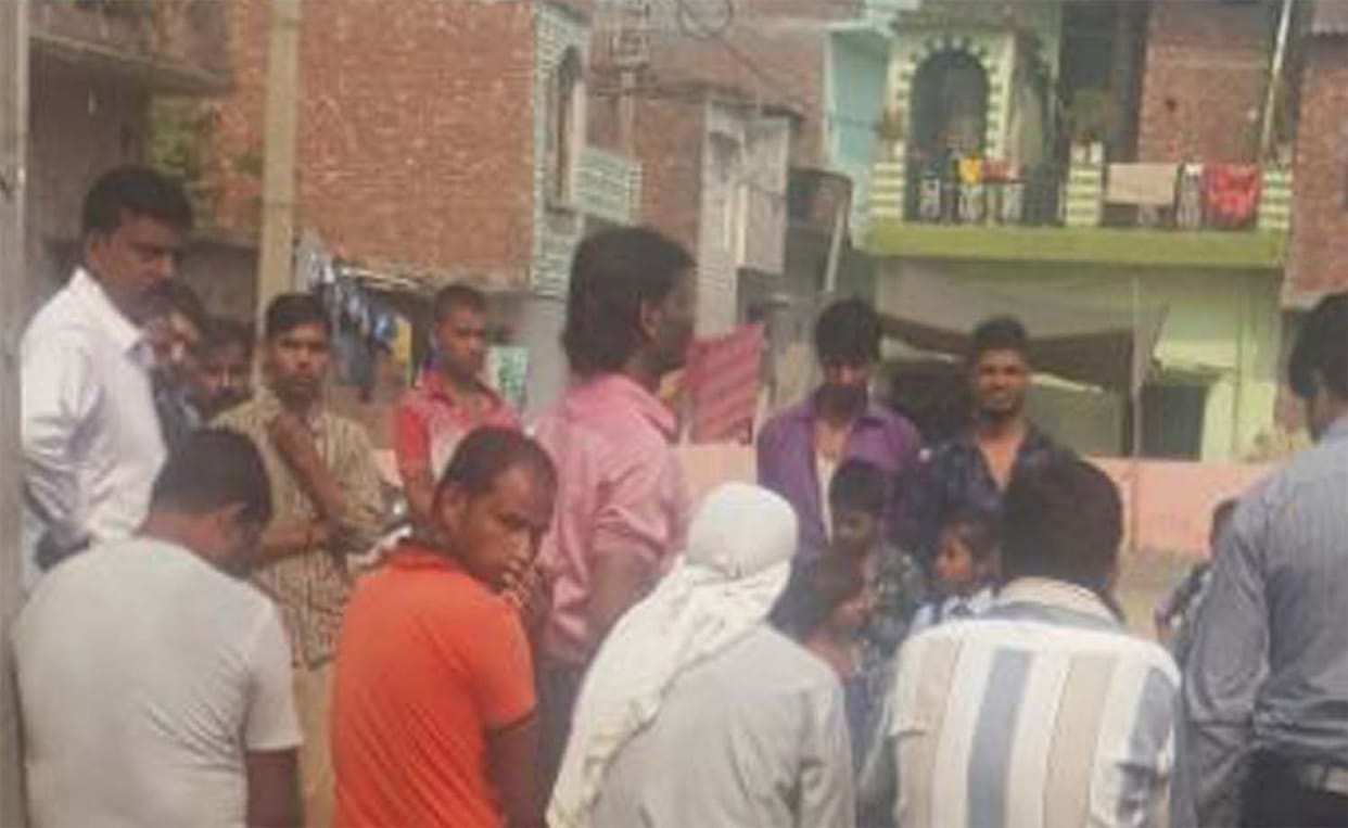 Damaged statue of Valmiki, the commotion, police altercation