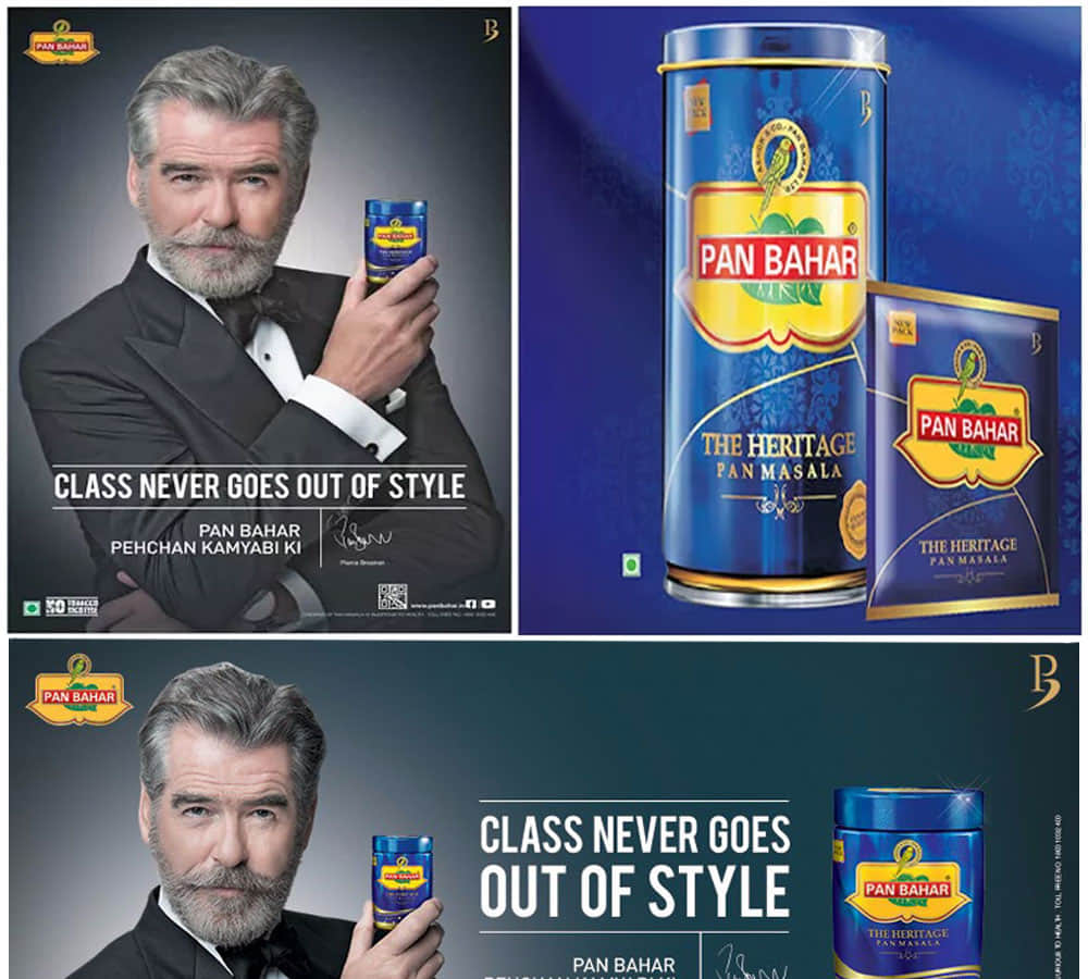 pierce brosnan says he is shocked by pan bahar ad
