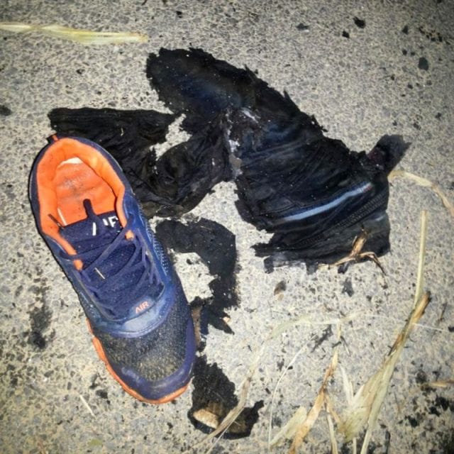 Young man killed in the car with the bodies burned