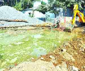 Pipeline broken, no water supply