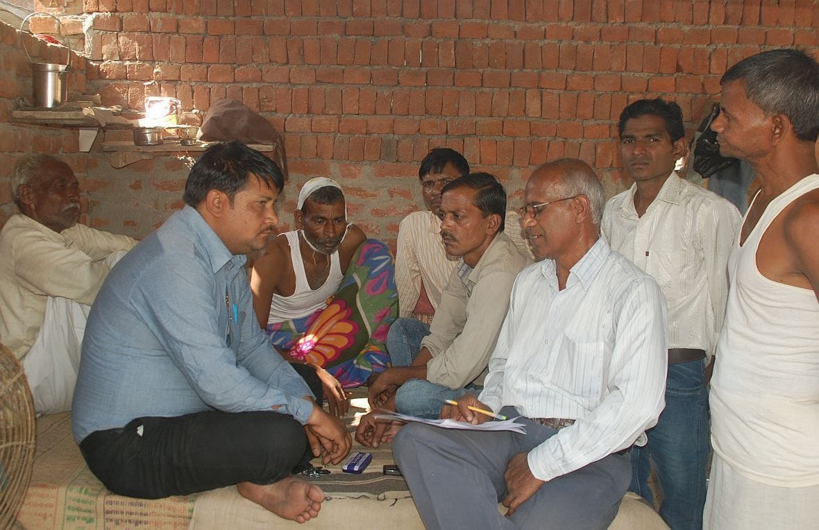 The team went to help the family of the victim tehsil