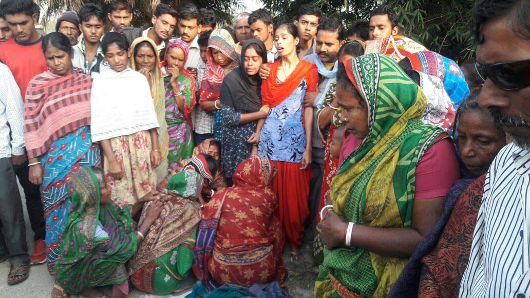 Tractor trolley overturned two farmers killed, three injured 