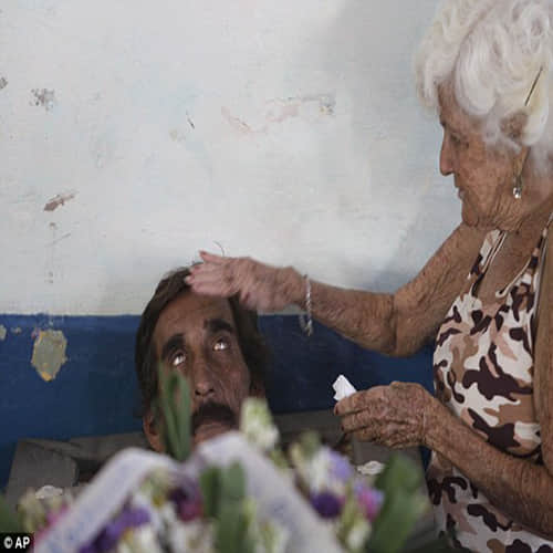 Cubans 'bury' man alive in bizarre village festival 