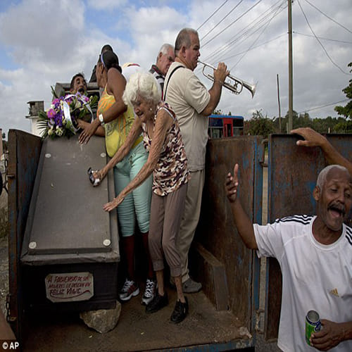 Cubans 'bury' man alive in bizarre village festival 
