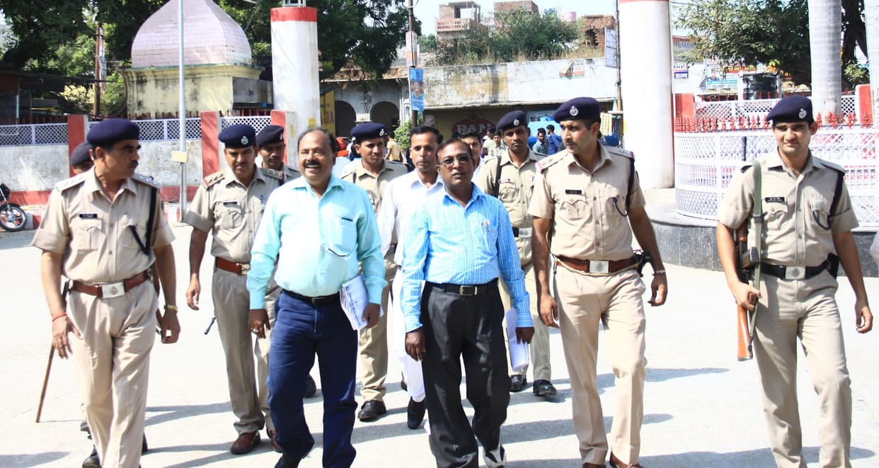 BKU had camped at the gate of the railway station