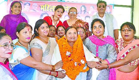 Rita Bahuguna Joshi, the statue of a lion on the no-comment