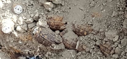 havey amunation and explosives recovered in jammu and kashmir