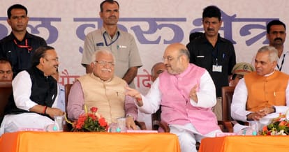 BJP President amit shah is in haryana, talks about Kurukshetra and Geeta