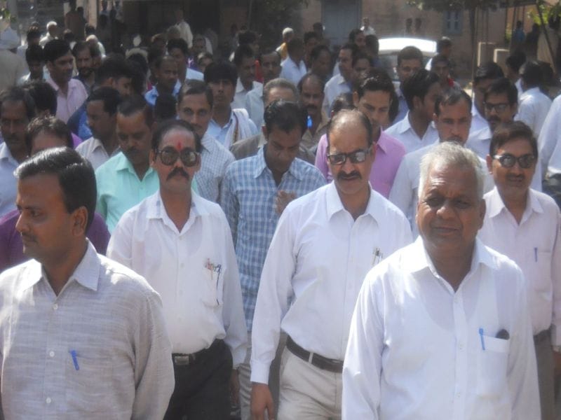 Munsiff Court judgment in the case remained closed for the second day, tehsil