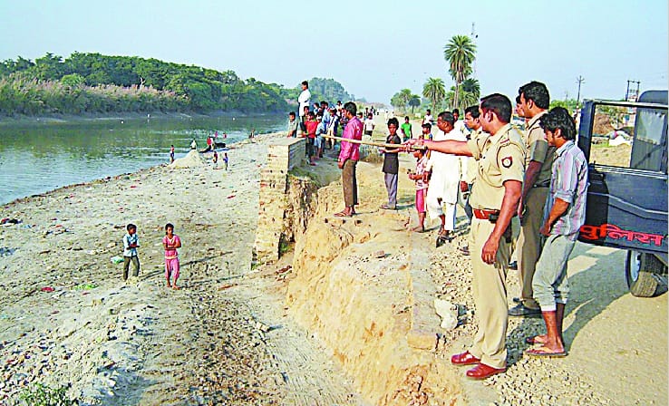 The sand mining mafia active
