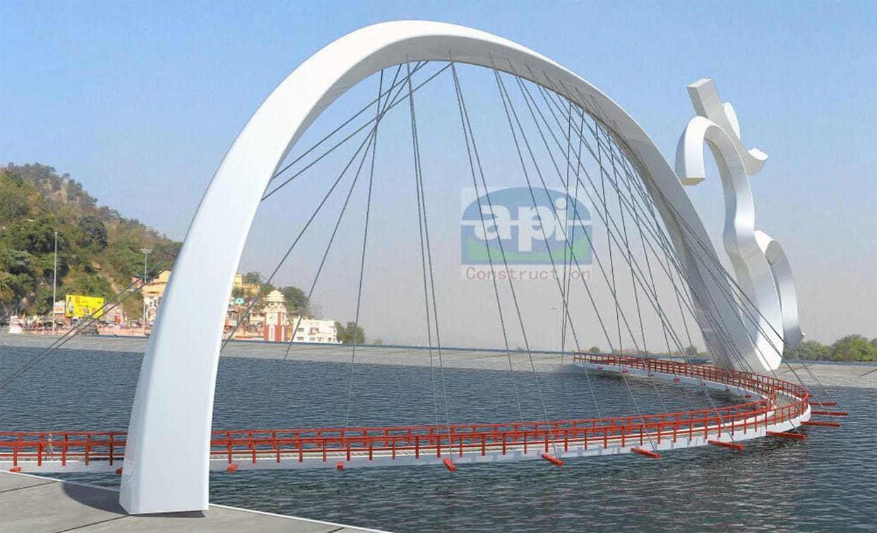 Another bridge in the city of bridges being built