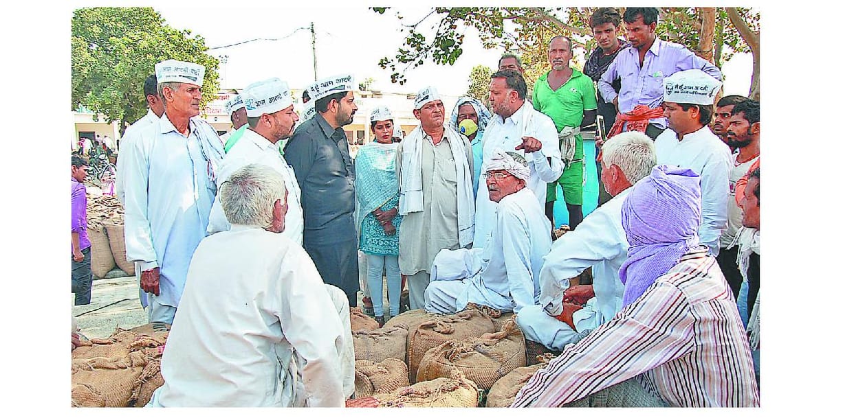 AAP, mandi, panipat, haryana