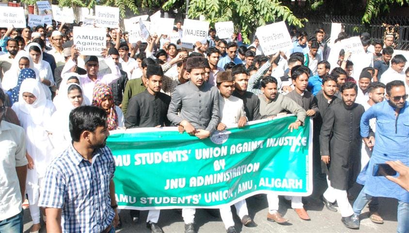 Pray for the well being of Najib to JNU at AMU