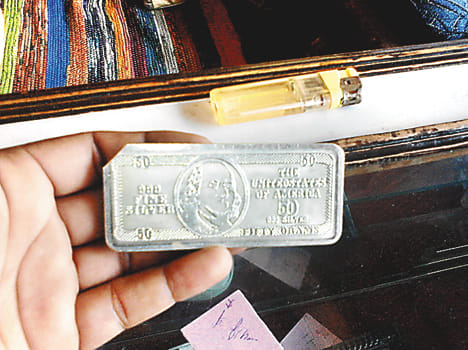 Silver came on the market 'dollar'