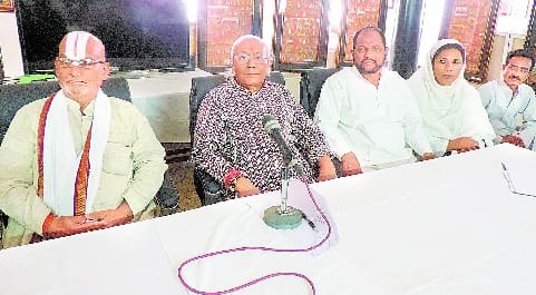 The blow was amicable solution to the Ayodhya dispute