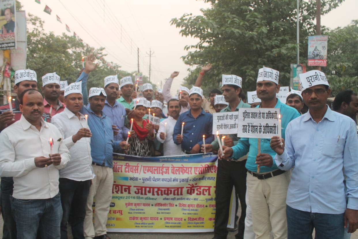 Teachers pulled Candle March
