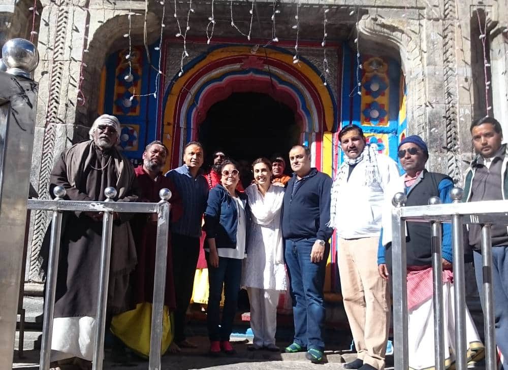 anil ambani reach kedarnath badrinath with family