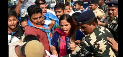 JNU student najib ahmad students protest delhi police