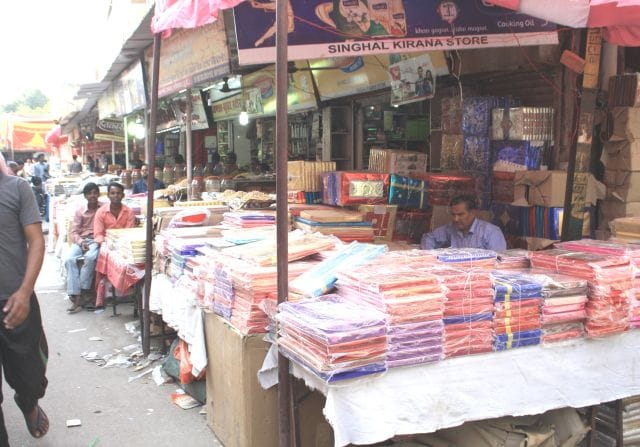 Dressed market for Diwali