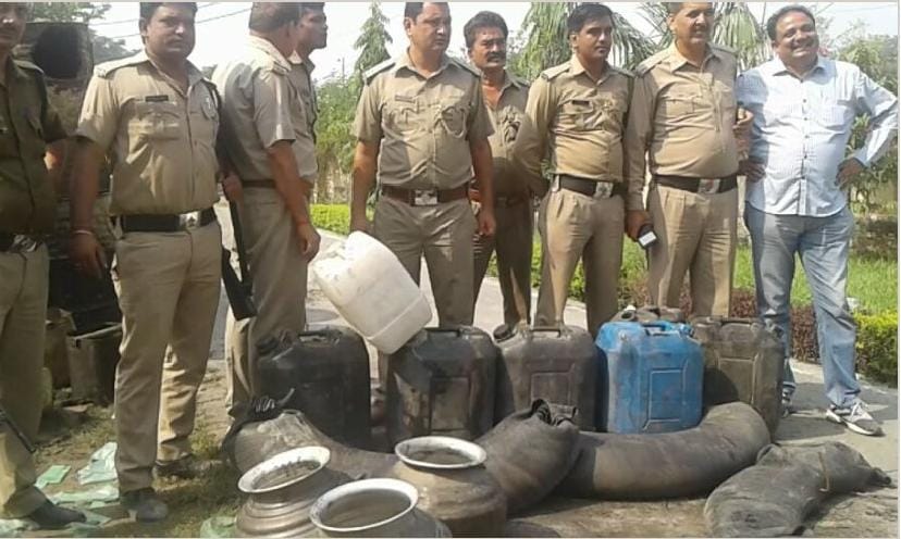 Excise Department raided again the defenses of illegal alcohol