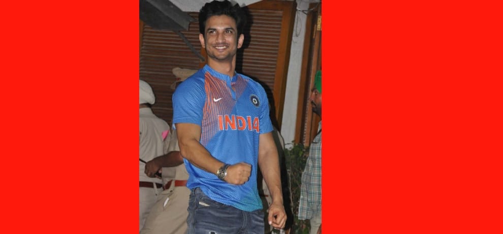 Filmy Dhoni went to watch out real dhoni in Mohali