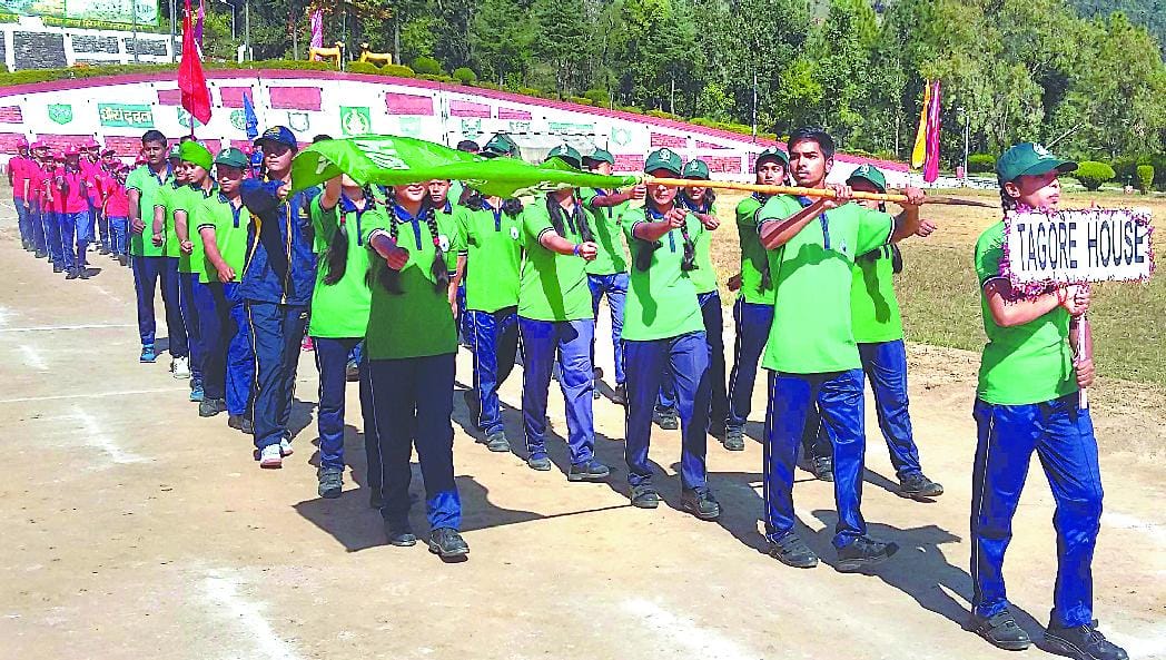 The school's annual sports start Mirthy