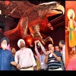 मेमोरियल का उद्घाटन करने के दौरान प्रकाश सिंह बादल 