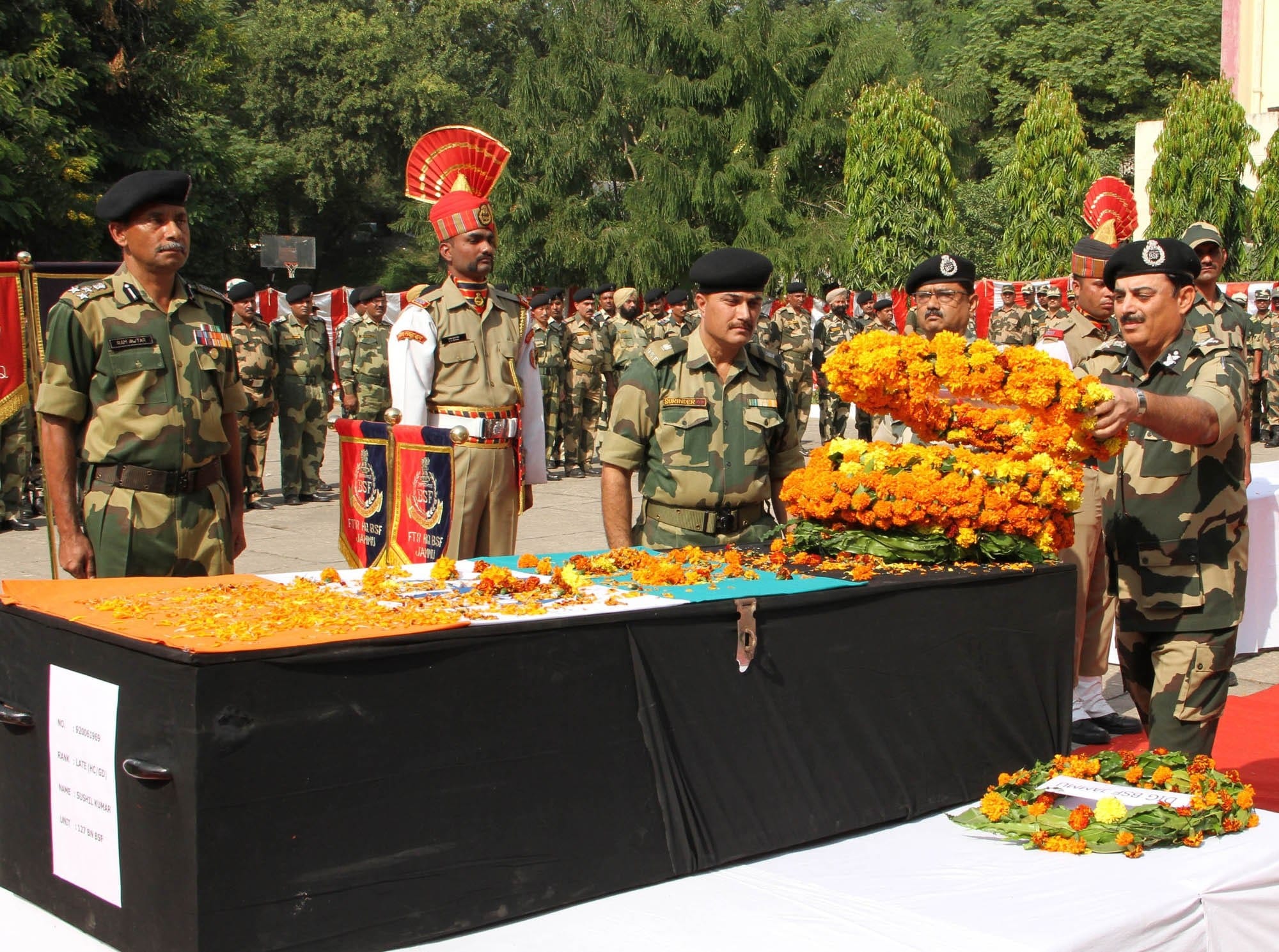 LAST RITES OF SHAHEED SUSHIL KUMAR IN JAMMU