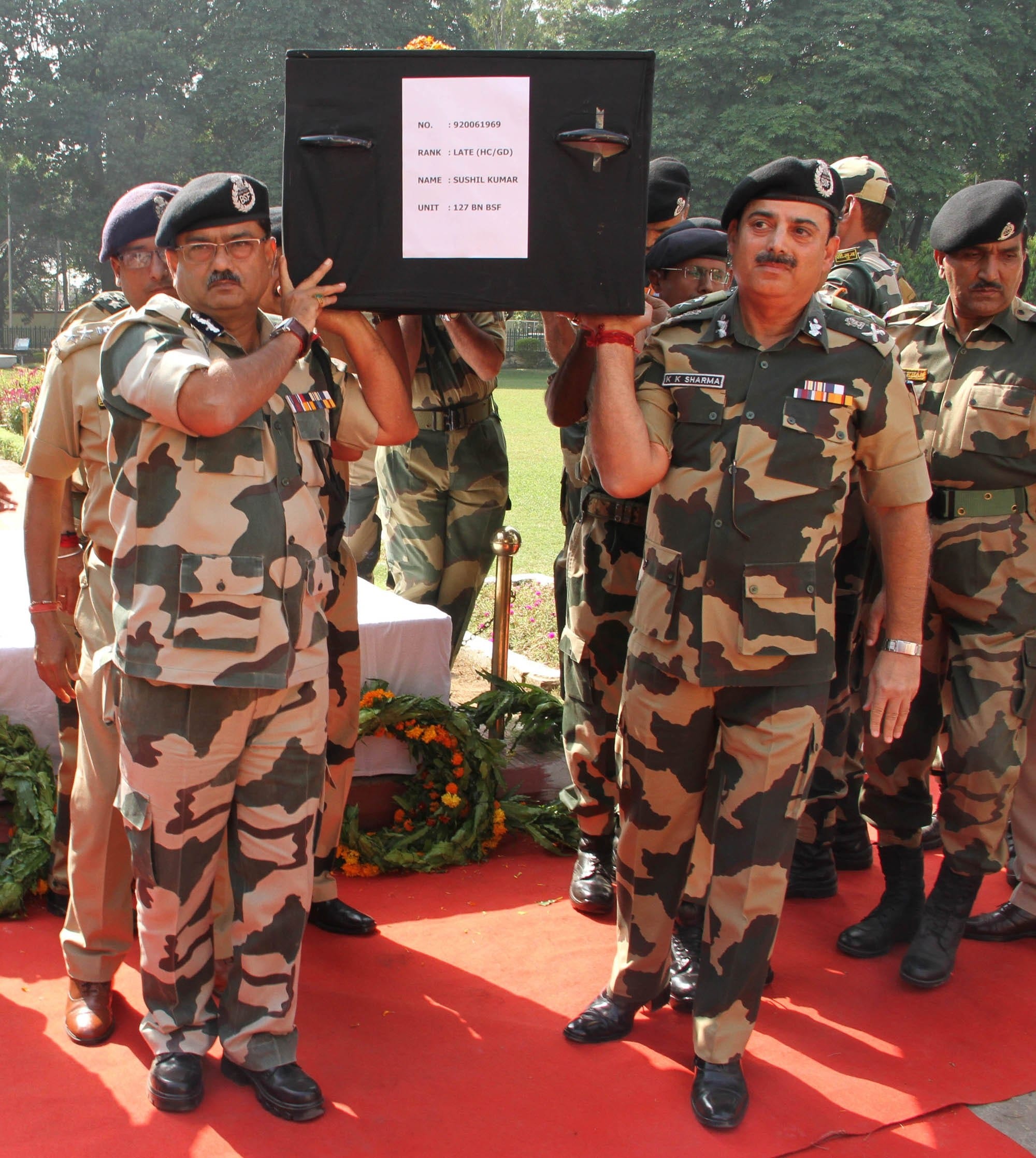 LAST RITES OF SHAHEED SUSHIL KUMAR IN JAMMU