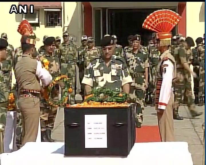 LAST RITES OF SHAHEED SUSHIL KUMAR IN JAMMU