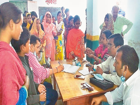 Gdnapur 105 sick, sent CHC 14