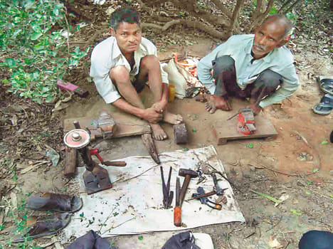 The two were arrested in the garden make fireworks