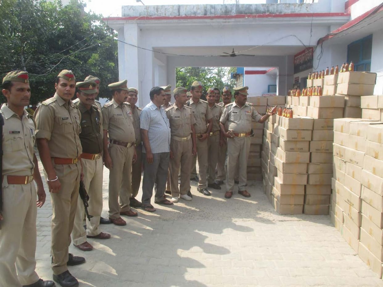 Millions of non-province wine were seized from truck