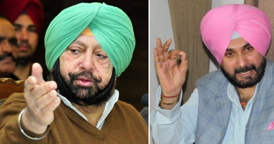 captain amrinder singh statement on navjot sidhu, also criticized cm badal and majithia