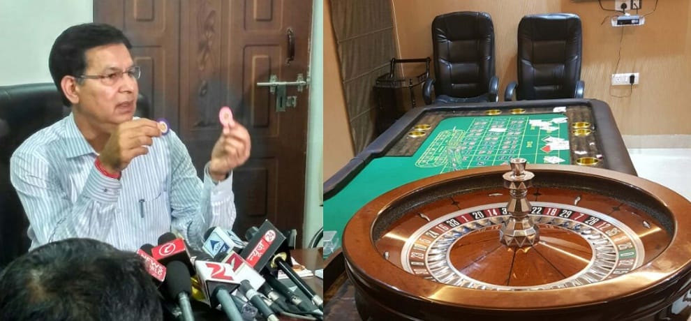 casino was running in sainik farm 5 lakh was entry fees