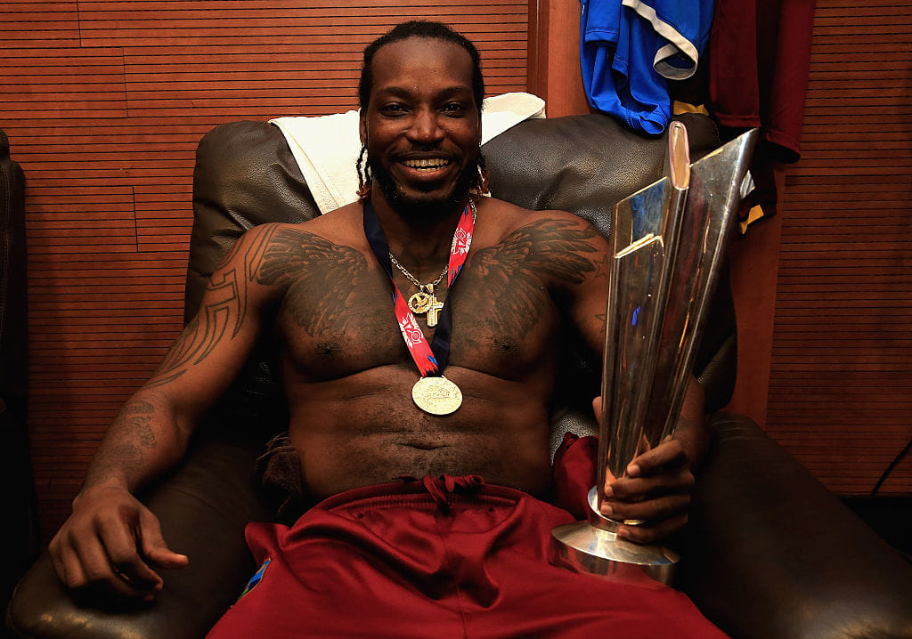 Chris Gayle lets himself loose on popular Bollywood item number Laila Main Laila 