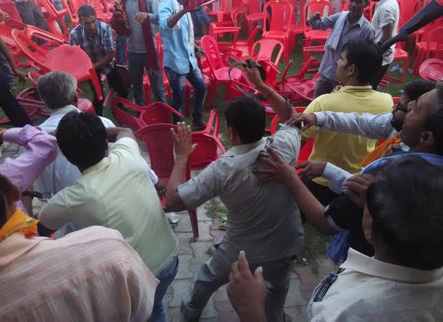 Discussion on tea of RLD two factions clashed