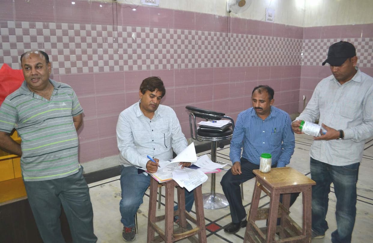 food security department took four sample