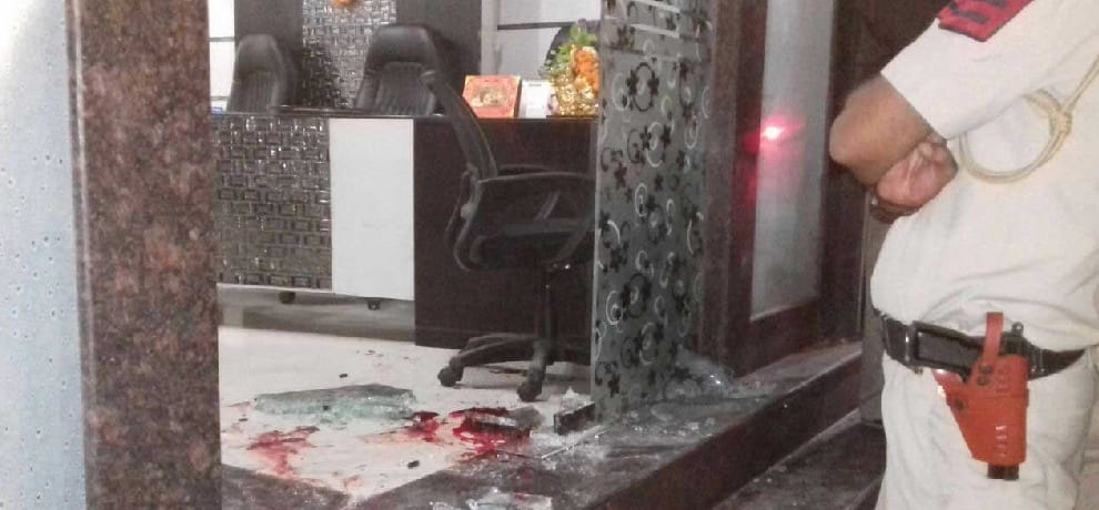 10 round firing at financer office, assistant died