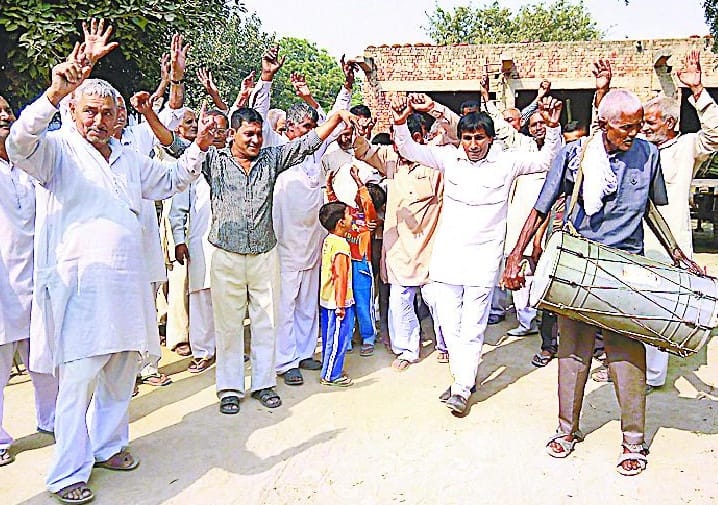 Nitin's victory celebration in Malakpur