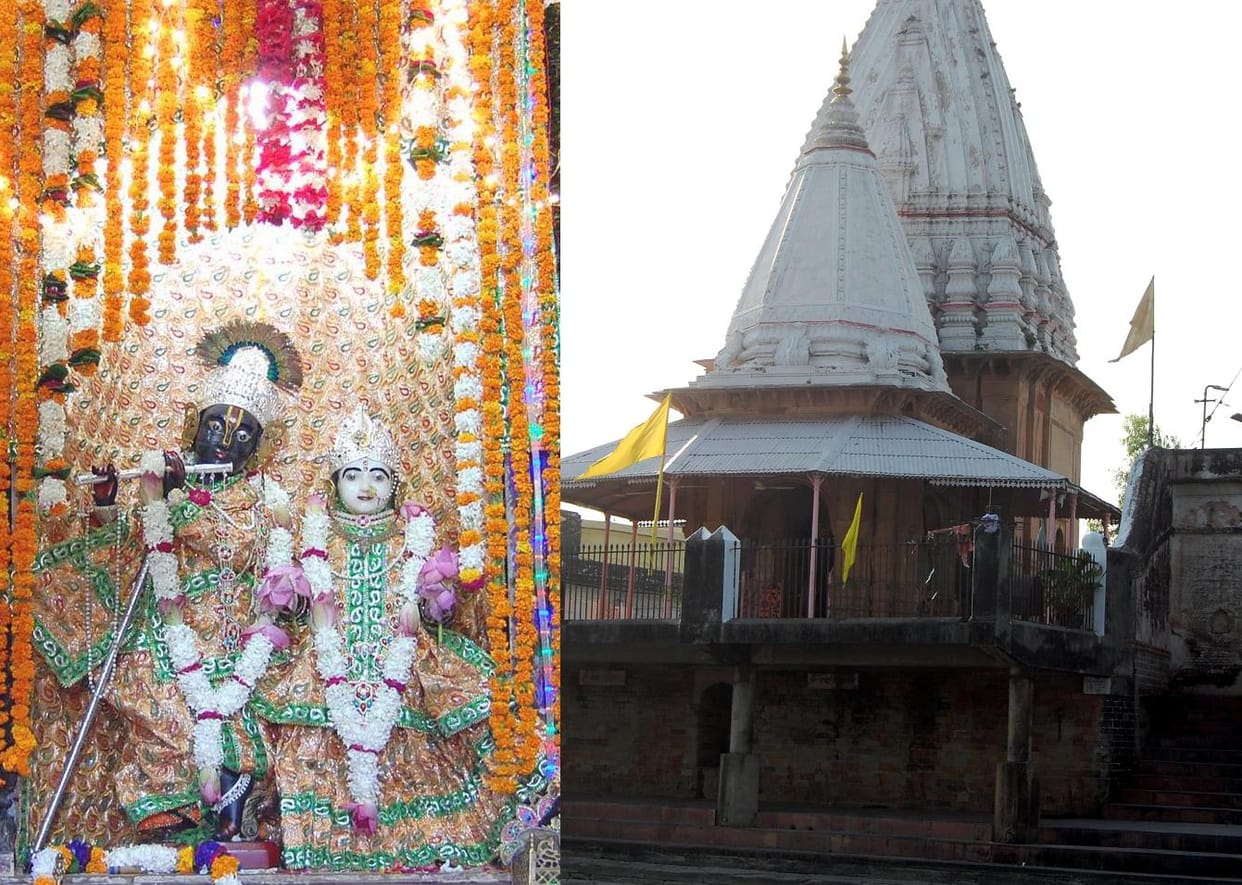radha krishna temple in kankhal haridwar.