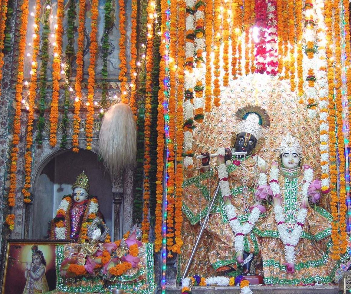 radha krishna temple in kankhal haridwar.