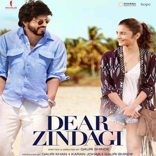 poster released of dear zindagi film of shahrukh and alia