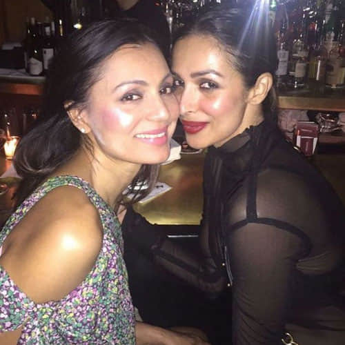 malaika arora doing party with her friends in new york